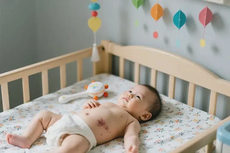 小兒肚子偶爾起濕疹可以治好嗎(圖1)