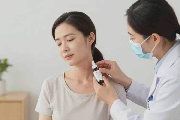 哺乳期媽媽脖子上有濕疹能靠自己自愈嗎(圖3)