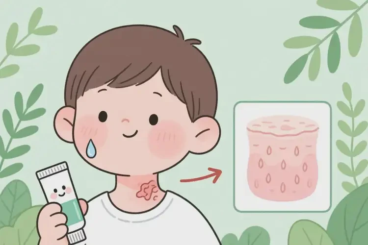 兒童脖子上起濕疹可以治好嗎(圖3)