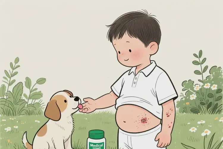 少兒肚子上長(zhǎng)濕疹可以治好嗎(圖2)