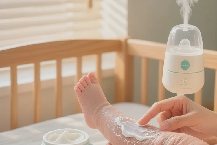 嬰幼兒小腿有濕疹可以治愈嗎(圖1)