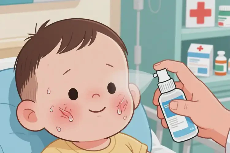 寶寶面部容易起濕疹可以治好嗎(圖2)