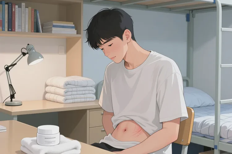 大學(xué)生肚子上起濕疹能靠自己自愈嗎(圖1)