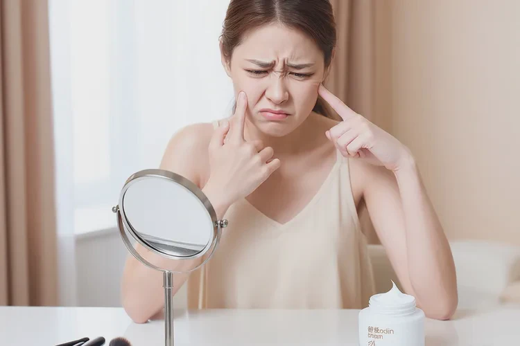 女人面部偶爾長濕疹能靠自己自愈嗎(圖1)