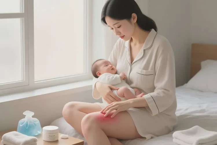 哺乳期妈妈大腿上偶尔长湿疹能靠自己自愈吗(图1)