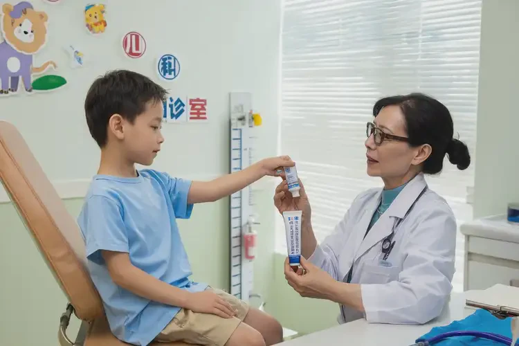 孩子身上出濕疹不管它會(huì)自己痊愈嗎(圖1)