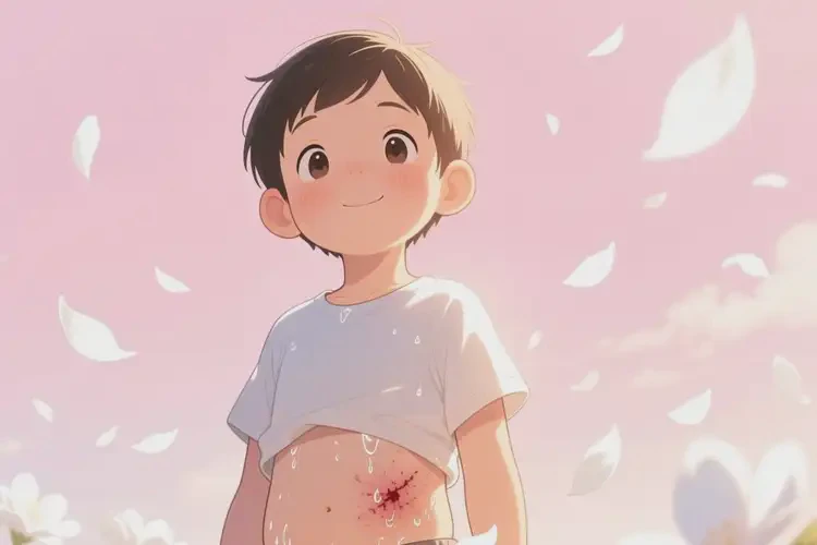 少兒肚子容易長(zhǎng)濕疹可以治好嗎(圖1)