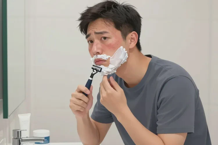 男人面部容易長濕疹能靠自己自愈嗎(圖1)