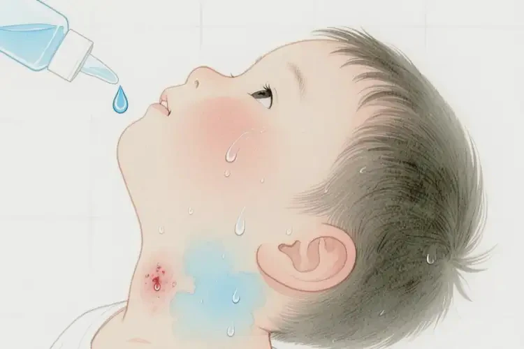 少兒脖子上偶爾起濕疹可以治好嗎(圖1)