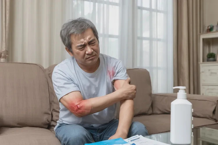 男人身上經(jīng)常起濕疹能靠自己自愈嗎(圖1)