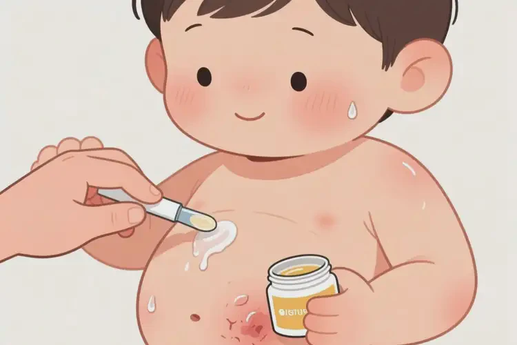 小孩肚子上經(jīng)常起濕疹可以治好嗎(圖1)