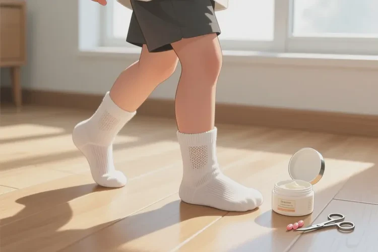 儿童脚上出湿疹可以治愈吗(图2)