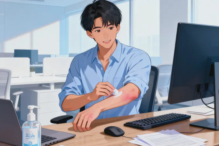 男人手臂容易長(zhǎng)濕疹能靠自己自愈嗎(圖1)