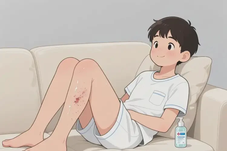 青少年大腿上容易長濕疹可以治好嗎(圖2)