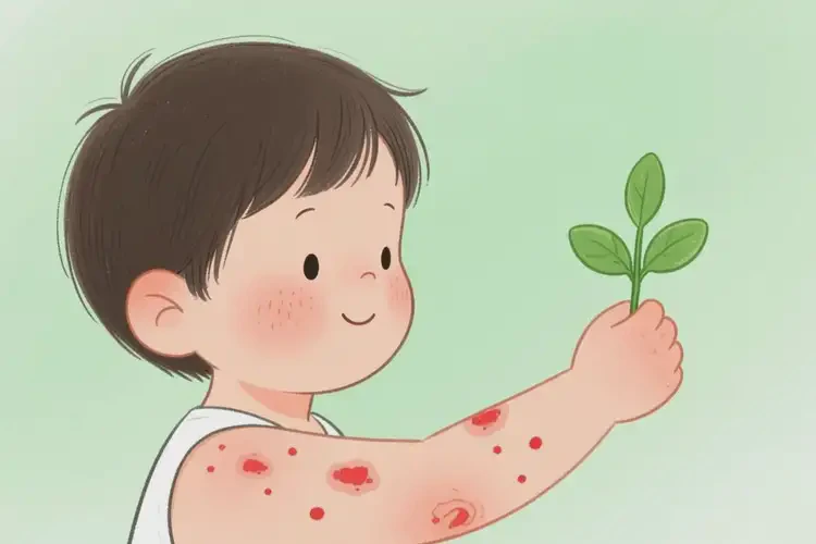 小學(xué)生手臂上起濕疹可不可以根治(圖2)