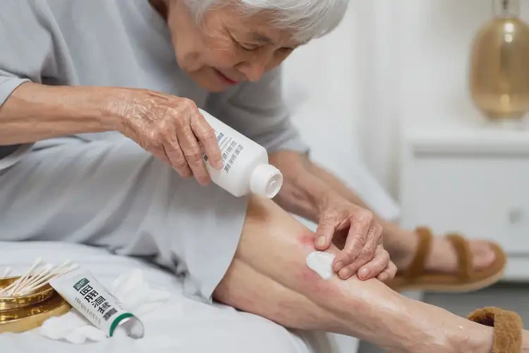 高齡老人小腿出現(xiàn)濕疹可不可以根治(圖4)