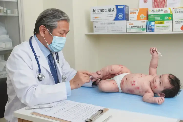 嬰幼兒屁股有濕疹可以治好嗎(圖1)