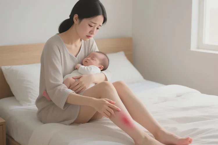 哺乳期媽媽小腿偶爾起濕疹能靠自己自愈嗎(圖1)