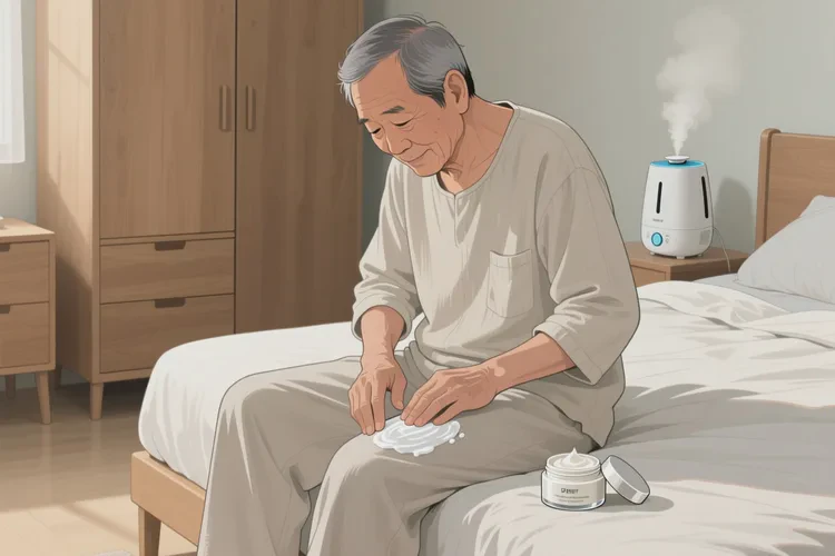 高齡老人大腿上經(jīng)常起濕疹能靠自己自愈嗎(圖1)