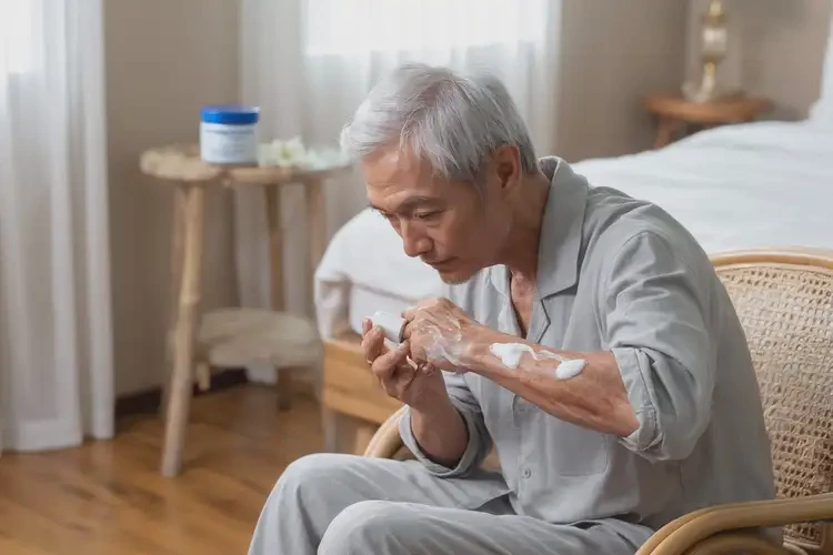 老人脖子上偶爾長濕疹可以治好嗎(圖2)