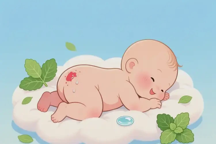 寶寶屁股上起濕疹可以治好嗎(圖4)