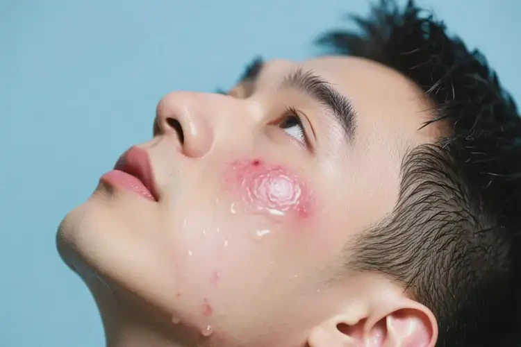 男生面部出现湿疹可以治好吗(图1)