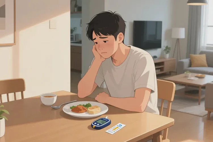 28歲晚餐血糖21.5是怎么回事(圖1)