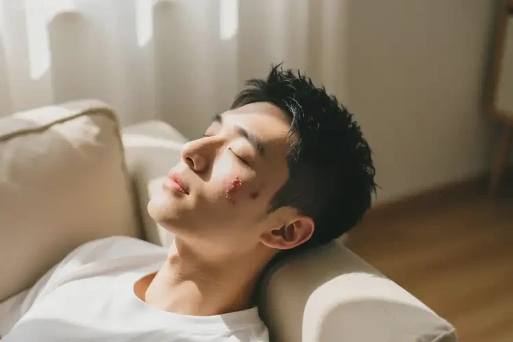 男生臉上偶爾長(zhǎng)濕疹可以治好嗎(圖2)