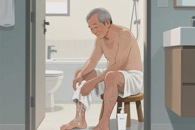 老人身上長濕疹可以治愈嗎(圖1)