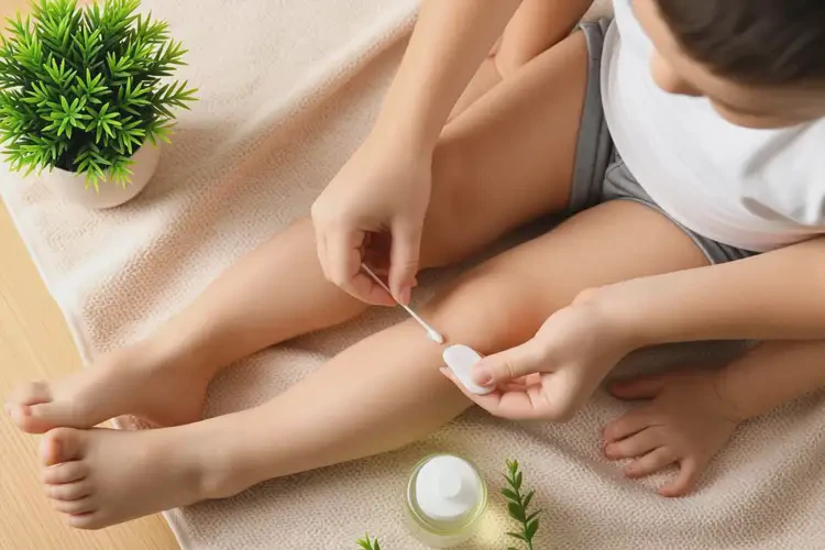 孩子小腿出湿疹可以治好吗(图3)