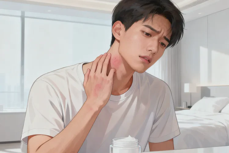 青年人脖子起濕疹能靠自己自愈嗎(圖1)