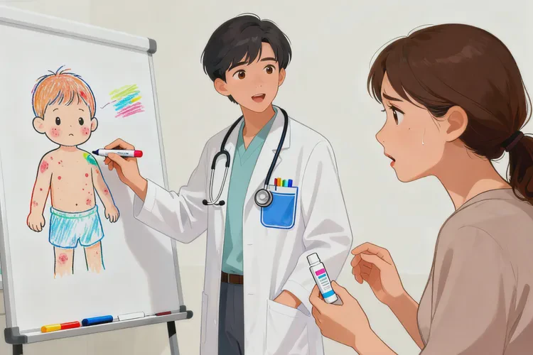 孩子肚子偶爾長濕疹可以治愈嗎(圖3)