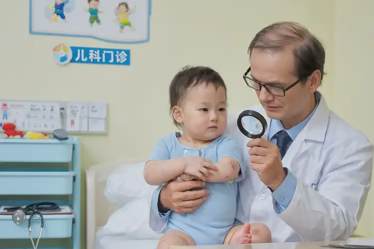 寶寶手臂上有濕疹可以治好嗎(圖1)