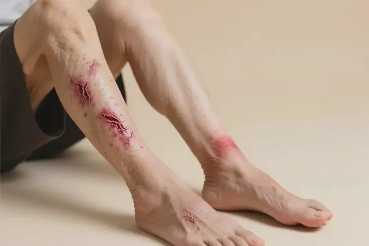 老人四肢出濕疹可以治好嗎(圖3)