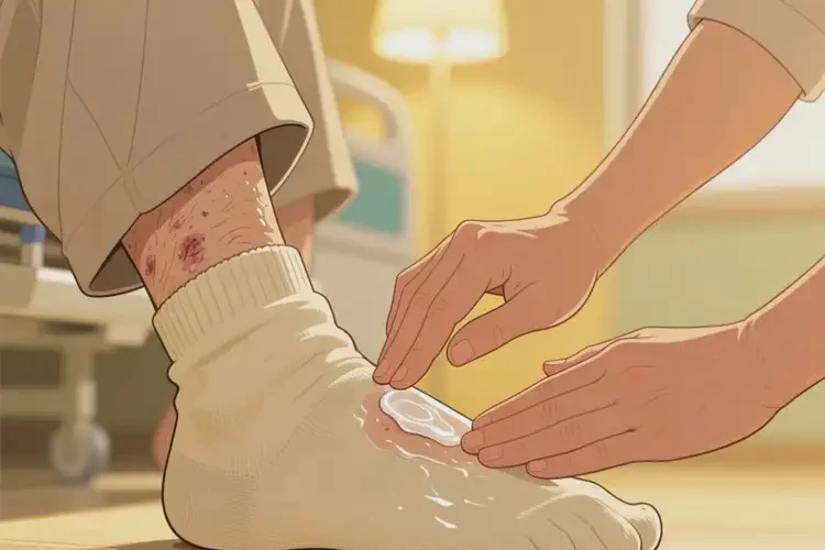 高齡老人腳上起濕疹可不可以根治(圖2)