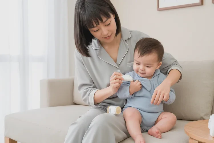 寶寶脖子上偶爾長濕疹可以治愈嗎(圖2)