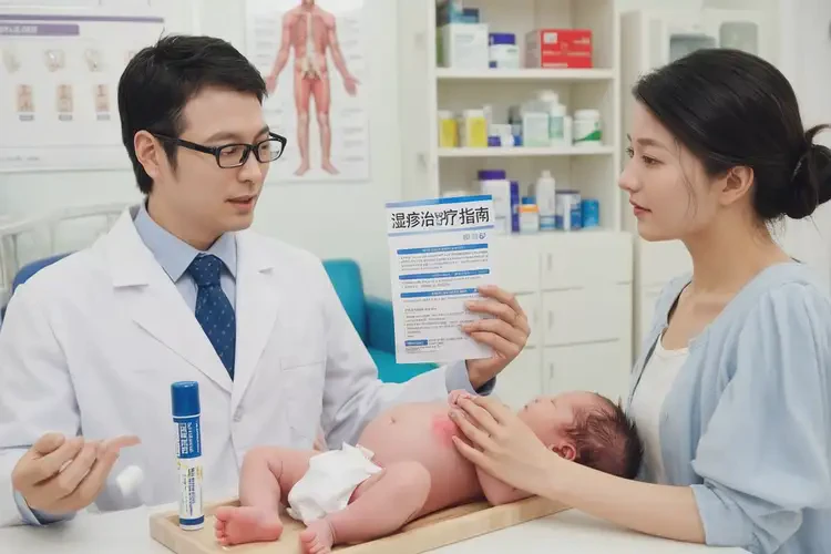 新生兒大腿上經(jīng)常起濕疹可不可以根治(圖2)