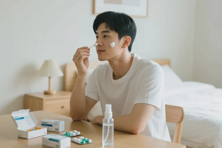 青年人面部經(jīng)常長濕疹能靠自己自愈嗎(圖2)