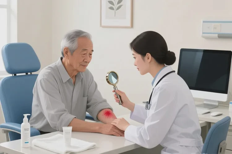 老年人身上出現(xiàn)濕疹可以治愈嗎(圖4)