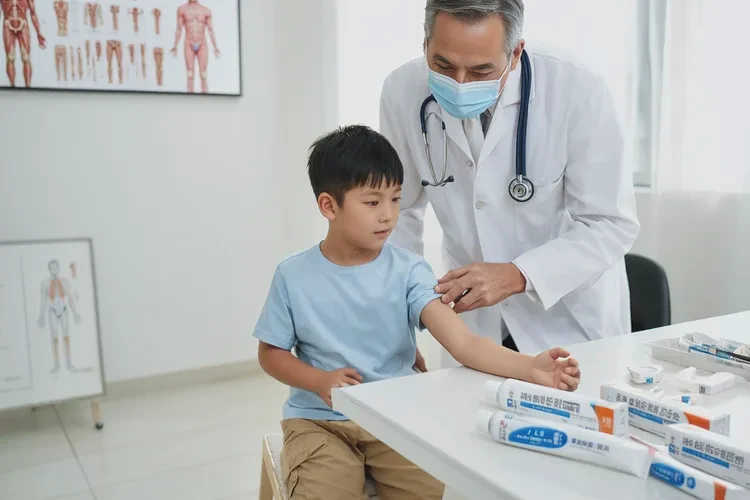 兒童大腿經常長濕疹可以治愈嗎(圖2)