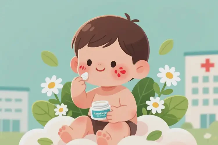 孩子面部偶尔起湿疹可以治好吗(图4)