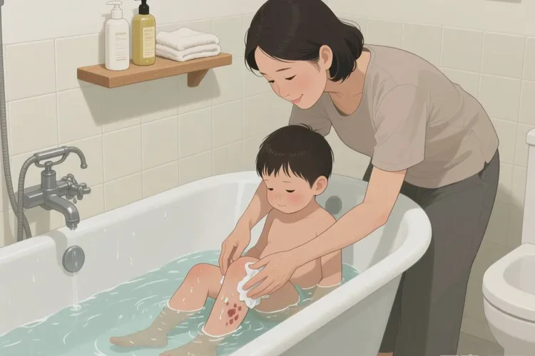 孩子小腿上出濕疹可以治愈嗎(圖2)