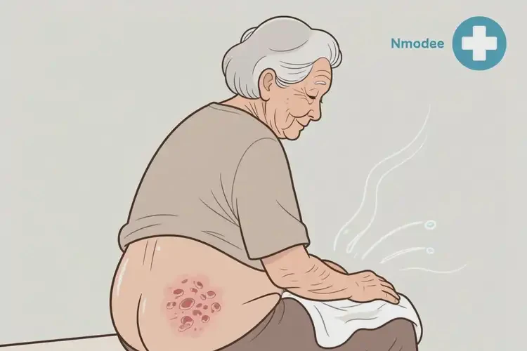 老人屁股上偶爾起濕疹可以治好嗎(圖1)