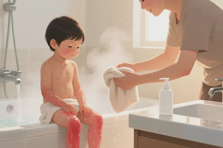 兒童四肢容易長(zhǎng)濕疹可以治愈嗎(圖1)