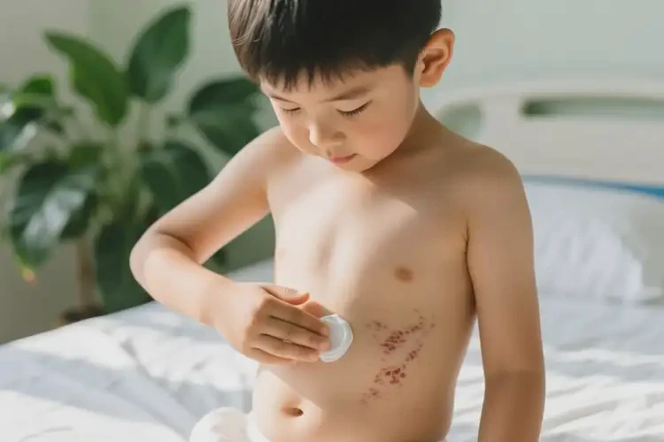 男生肚子長(zhǎng)濕疹可以治好嗎(圖3)