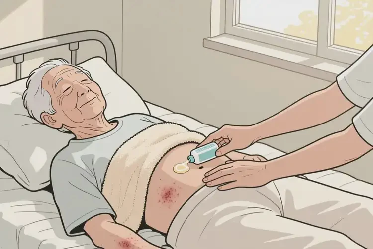 老人肚子出濕疹可以治好嗎(圖2)