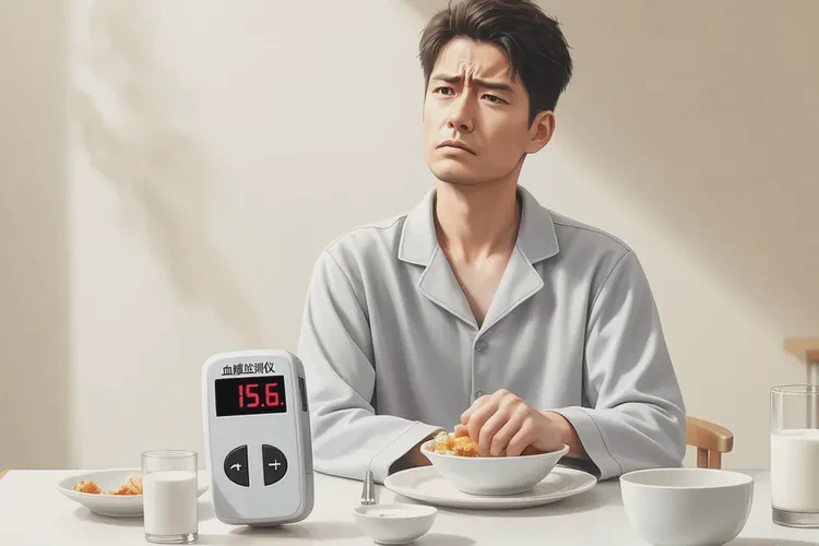 28歲早餐血糖15點(diǎn)6是怎么回事(圖1)