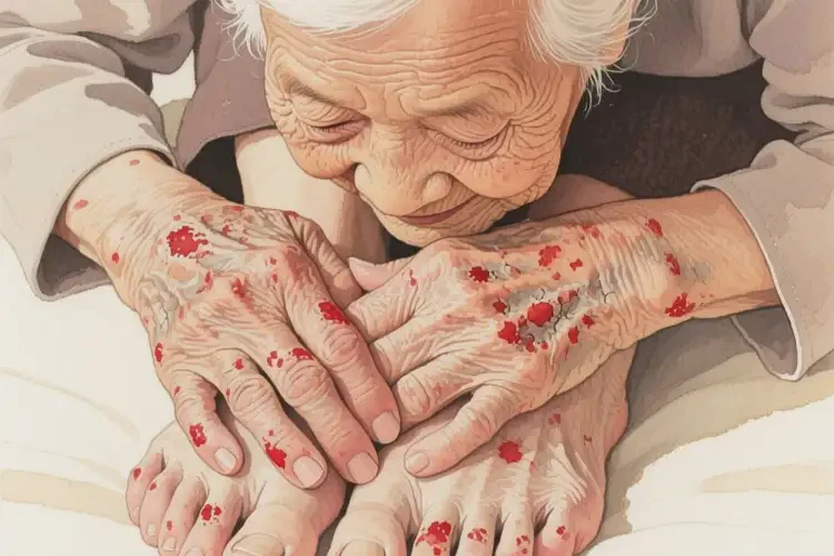 老人四肢經(jīng)常起濕疹可以治好嗎(圖1)