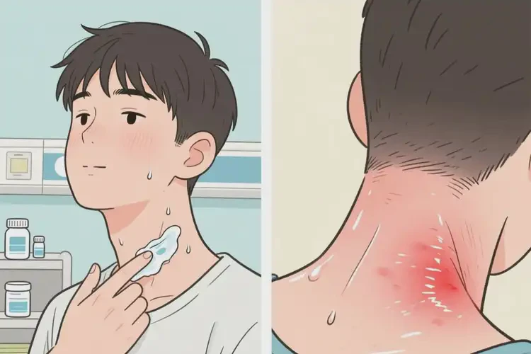 男生脖子偶爾起濕疹可以治好嗎(圖2)