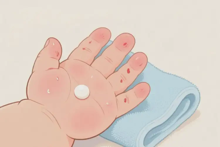 嬰幼兒手上經(jīng)常起濕疹可以治好嗎(圖4)